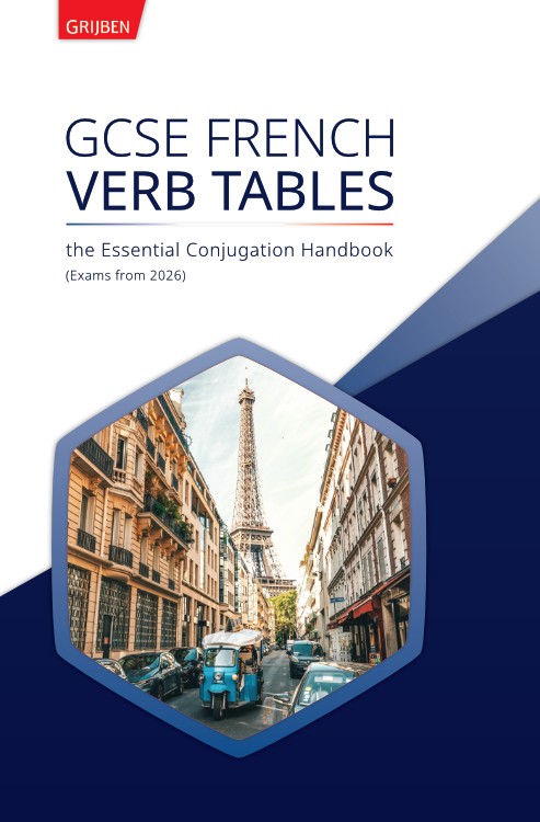 Cover image of the book GCSE French Verb Tables: The Essential Conjugation Handbook published by Grijben.